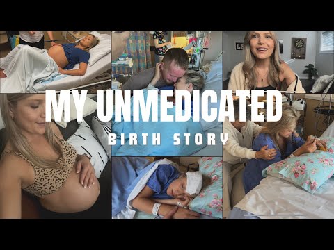 MY UNMEDICATED BIRTH STORY / positive labour & delivery experience 🤍