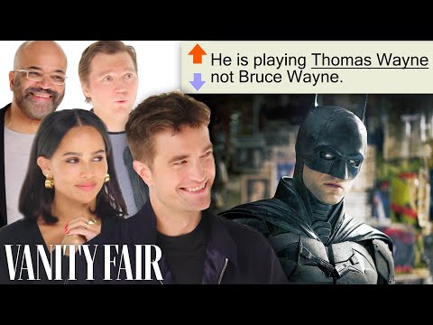 'The Batman' Fan Theories with Rob Pattinson, Zoë Kravitz, Paul Dano & Jeffrey Wright | Vanity Fair