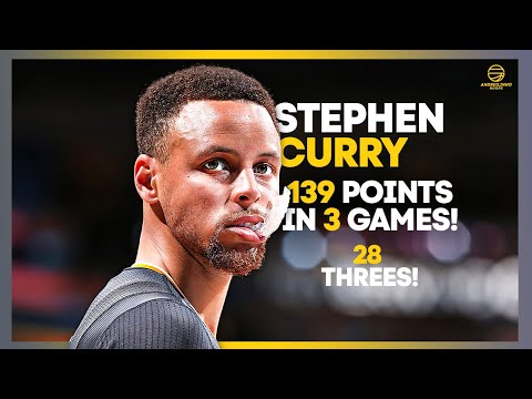 When Stephen Curry SCORED 139 POINTS IN 3 GAMES! ● 28 THREES! ● 2015/16 ● 1080P 60 FPS