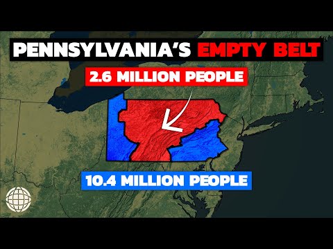 Why So Few Americans Live In Central Pennsylvania