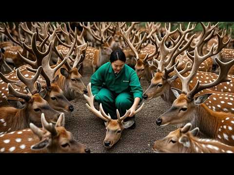 梅花鹿的秘密， 採割鹿茸過程大開眼界