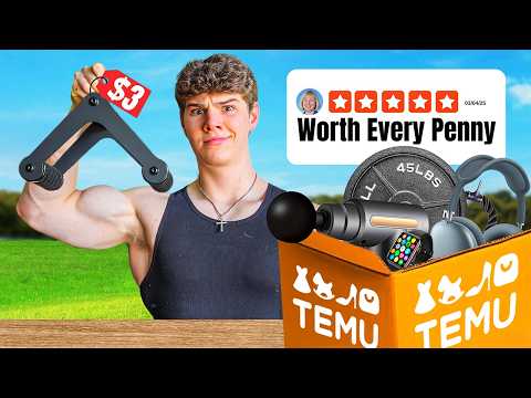 I Tried CHEAP Temu Fitness Equipment