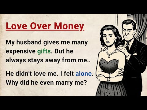 Learn English through Stories Level 3 ⭐ Love Over Money - Improve your English | English Audio Story