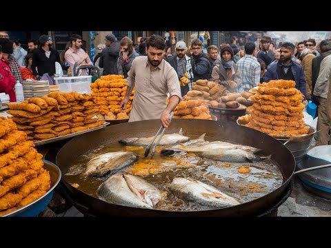 100KG FISH PAKORA SOLD DAILY | CRISPY FISH PAKODA RECIPE | PAKISTANI STREET FOOD PAKORA FAROSH
