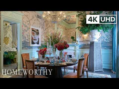 NYC MANSION TOUR | A Dining Room Straight Out of Alice in Wonderland | 4K