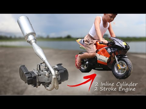 I Turn Pocket Bike Into Big Bike Engine