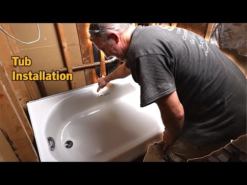 Installing an American Standard Bathtub l PLAN LEARN BUILD
