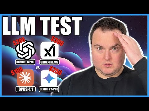 GPT-5 Pro vs Claude 4.1 vs Grok 4 vs Gemini 2.5 Pro — Research & Reasoning Face-Off!