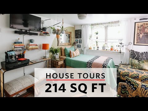 House Tours: A 214 Sq Ft Afro-bohemian Studio in Philadelphia