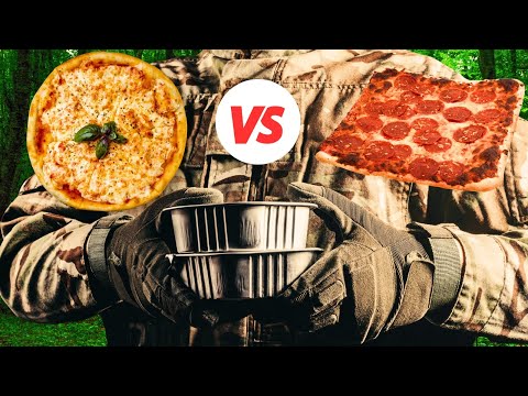 MRE PEPPERONI PIZZA VS CHEESE PIZZA COMPARISON