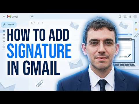 How to Add a Signature in Gmail on PC | Easy Gmail Signature Tutorial