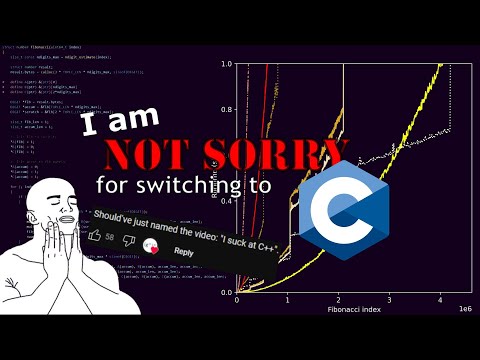 I am not sorry for switching to C