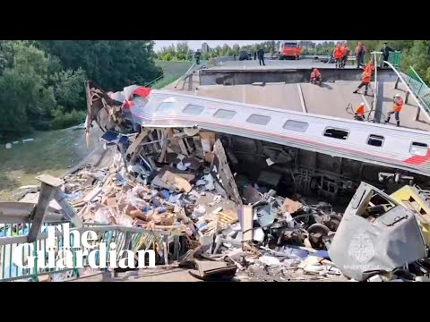 Russia says ‘explosions’ led to deadly train crashes in Bryansk