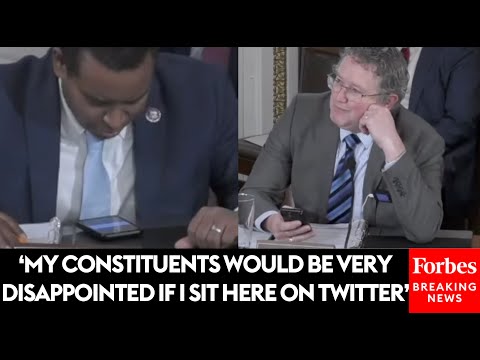 WATCH: Thomas Massie Mocks Joe Neguse To His Face For Reading Off Phone During Hearing