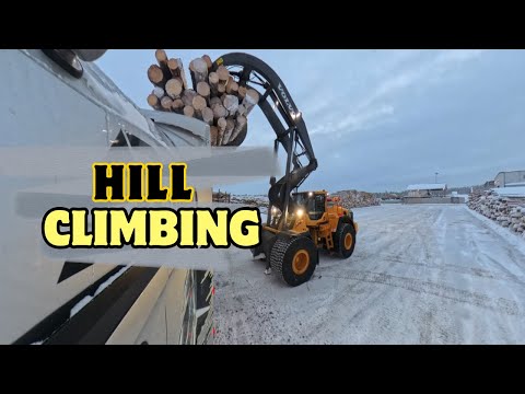 A Log Load to the Sawmill (Eng Sub)