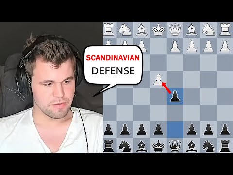 Magnus Carlsen Shows the Power of the Scandinavian Defense