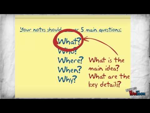 Summarize a Text | Main Idea and Key Details | 5th Grade Reading | eSpark Instructional Video