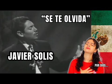 ESCUCHO por PRIMERA VEZ "Se te olvida" de JAVIER SOLÍS
