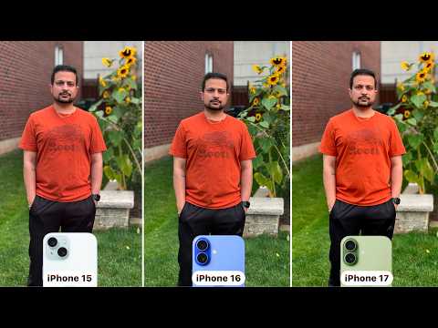 iPhone 15 vs 16 vs 17 | iPhone Air Camera Battle: See the Real Difference!
