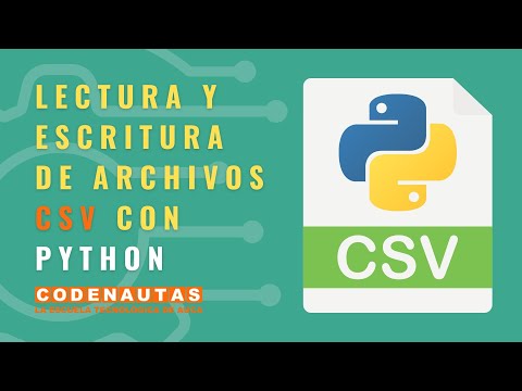 Lectura y escritura de archivos csv con Python