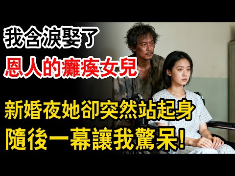 我含淚娶了恩人的癱瘓女兒，新婚夜她卻突然站起身，隨後一幕讓我驚呆！#生活經驗 #人生故事 #為人處世 #日常 #人生感悟