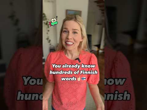 The EASIEST trick to learn Finnish😱 #finnishlanguage