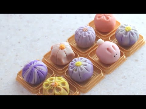 화과자 만드는 방법/Flower Cakes/CANDY ART/Wagashi ART