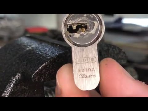 Вскрытие цилиндра abus extra klasse
