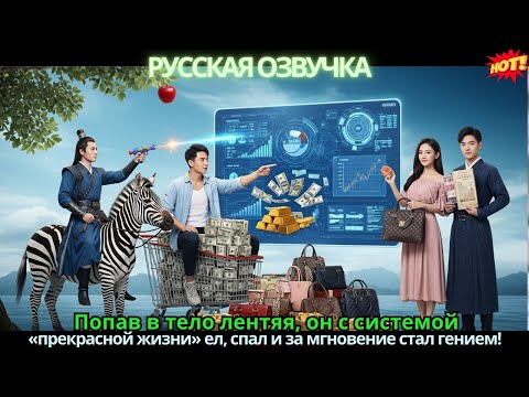 Попав в тело лентяя, он с системой «прекрасной жизни» ел, спал и за мгновение стал гением!
