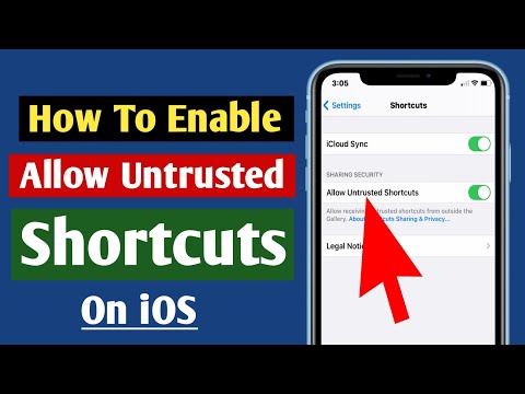 How to Enable Unknown / Untrusted Sourcs On iOS