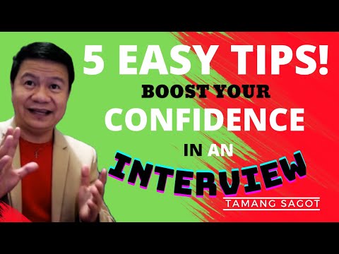 5 EASY TIPS TO BOOST YOUR CONFIDENCE IN AN INTERVIEW! | Get Good Gerry