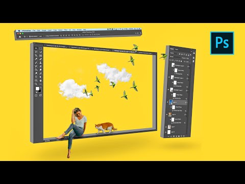 Photoshop Tutorial | How to Create 3D Interface Effect