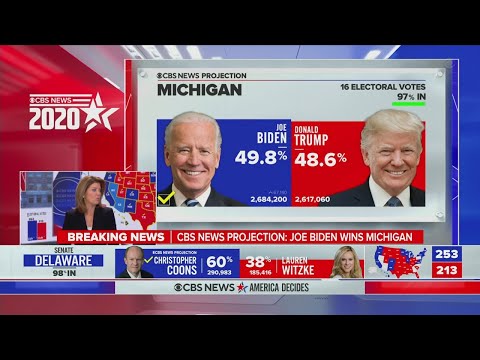 CBS News projects Joe Biden wins Michigan