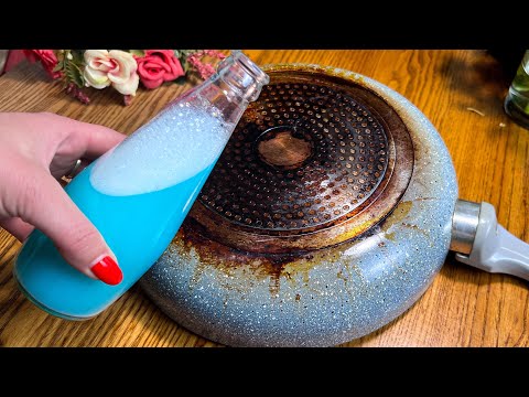 🔴Do this and your old frying pan will be as good as new!