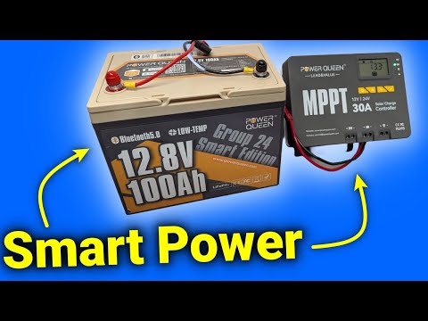 A Great Solar Power Combo For Ham Radio: Power Queen LiFePO4 Battery/MPPT Solar Charge Controller