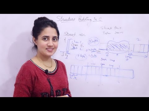 C_116 Structure Padding in C | C Language Tutorials