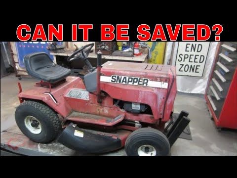 Junked Snapper Mower From The Town Dump.