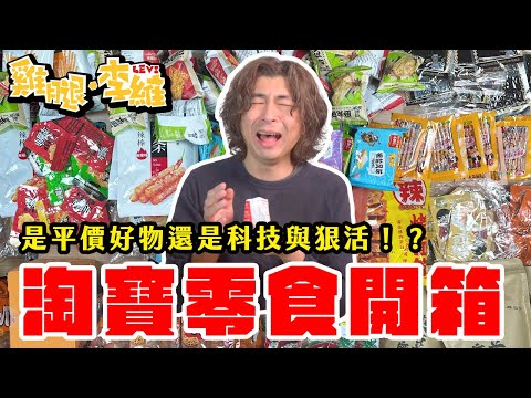 超便宜淘寶零食開箱！是真材實料還是科技與狠活？ | 雞腿李維