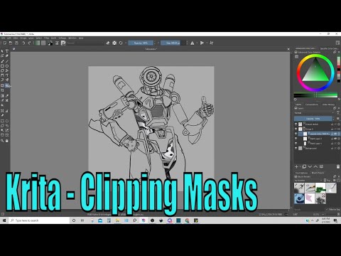 Krita | How to Create and Use Clipping Masks