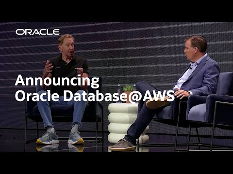 Larry Ellison and Matt Garman Announce Oracle Database@AWS: Oracle CloudWorld 2024