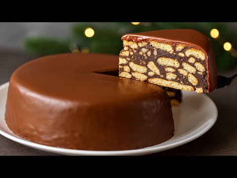 🎄 Christmas dessert in 5 minutes! No flour, no oven, no eggs!
