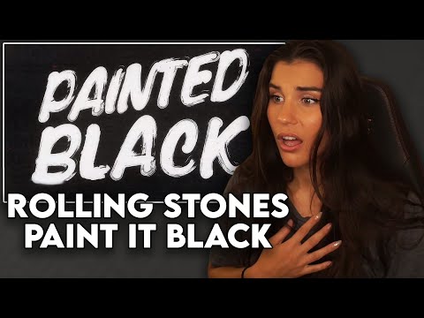 DECEPTIVELY SAD! First Time Reaction to Rolling Stones - "Paint It Black"