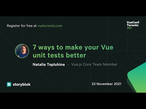 7 ways to make your Vue unit tests better by Natalia Tepluhina