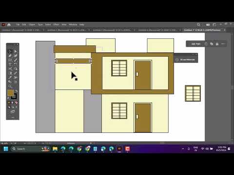 How to create a House in Illustrator   Adobe Illustrator Tutorial