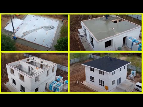 Building a House from Aerated Concrete. Step-by-Step Construction