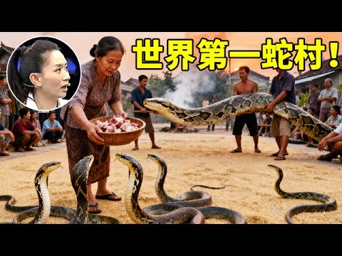 世界第一蛇村,全村人和300万条蛇同吃同住,靠养蛇收入过亿!一登台全场震惊【王芳王为念访谈】