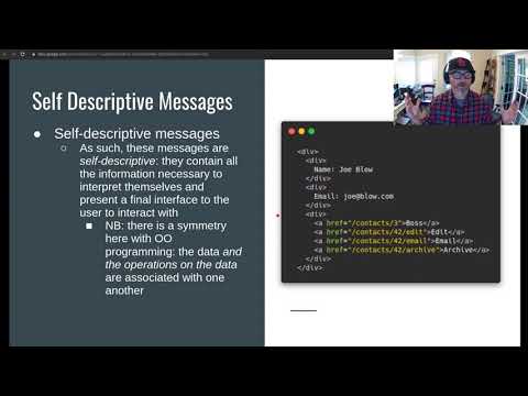 Carson Gross - REST, HATEOAS & Django - It's OK to not use JSON... or Javascript