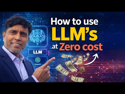 How to Use LLM 's at Zero cost (Step-by-Step Guide)