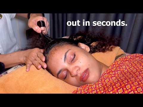 ASMR: I Was Out in 10 Seconds! 😴 | Thai Oil Head Massage for Instant Sleep $38