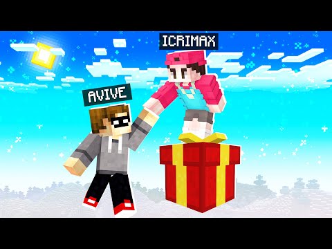 ÜBERLEBEN auf 1 WEIHNACHTS LUCKY BLOCK in Minecraft! 🎁